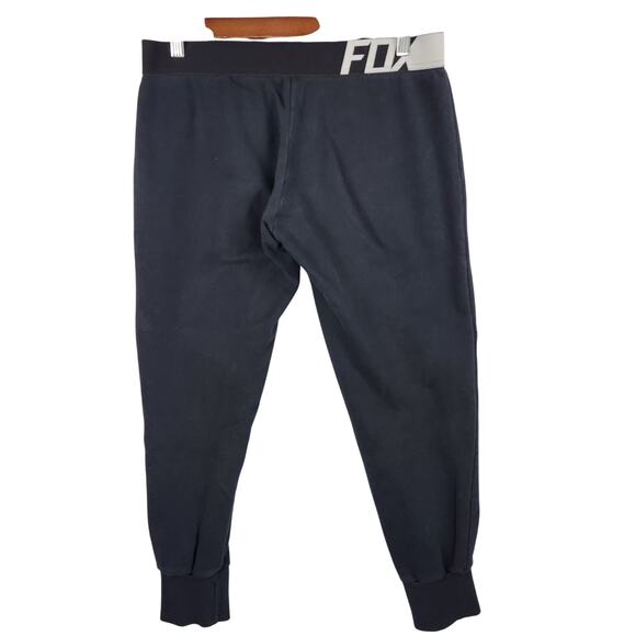 Fox Racing Joggers Women’s SZ M Black Logo Pockets Drawstring GUC - Picture 2 of 13
